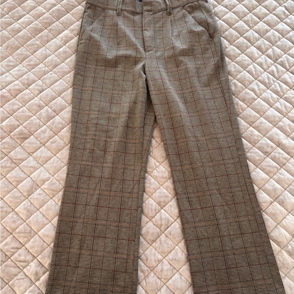 Democracy Houndstooth Trousers with Black and Brown Accents